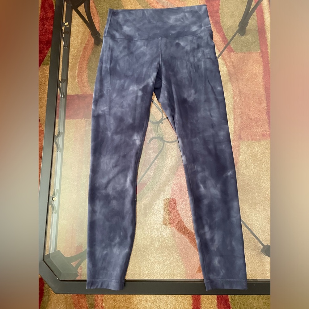 Diamond Dye Shade Naval Blue Lululemon Wunder Train High-Rise Tight 25"